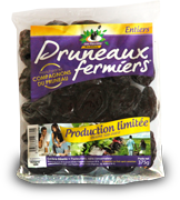 paquet de pruneaux fermiers les fleurons